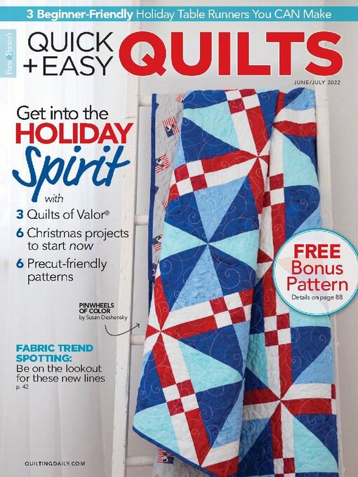 Title details for Quick+Easy Quilts by Peak Media Properties, LLC - Available